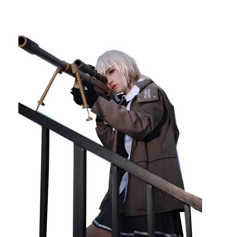 qq6812021 Ragazze Frontline M200 cos Lop orecchie coniglio uniforme cosplay costume di Halloween Solo soprabito