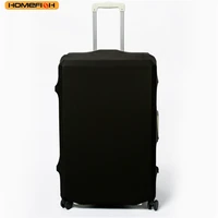 HOMEFISH Elastic Luggage Dust‑proof Protector Cover, Solid Color Universal Suitcase Skin for Travel Luggage