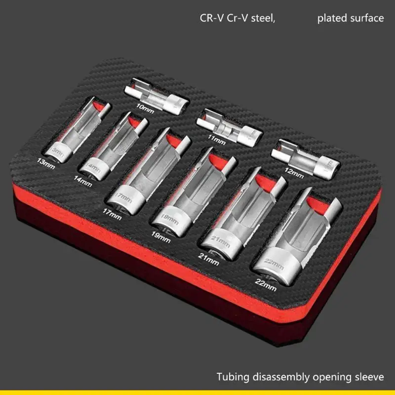 

SZCH 9Pcs Socket Set, Automotive Sending Unit Sensors Socket Set,10-22mm Disassembly Socket