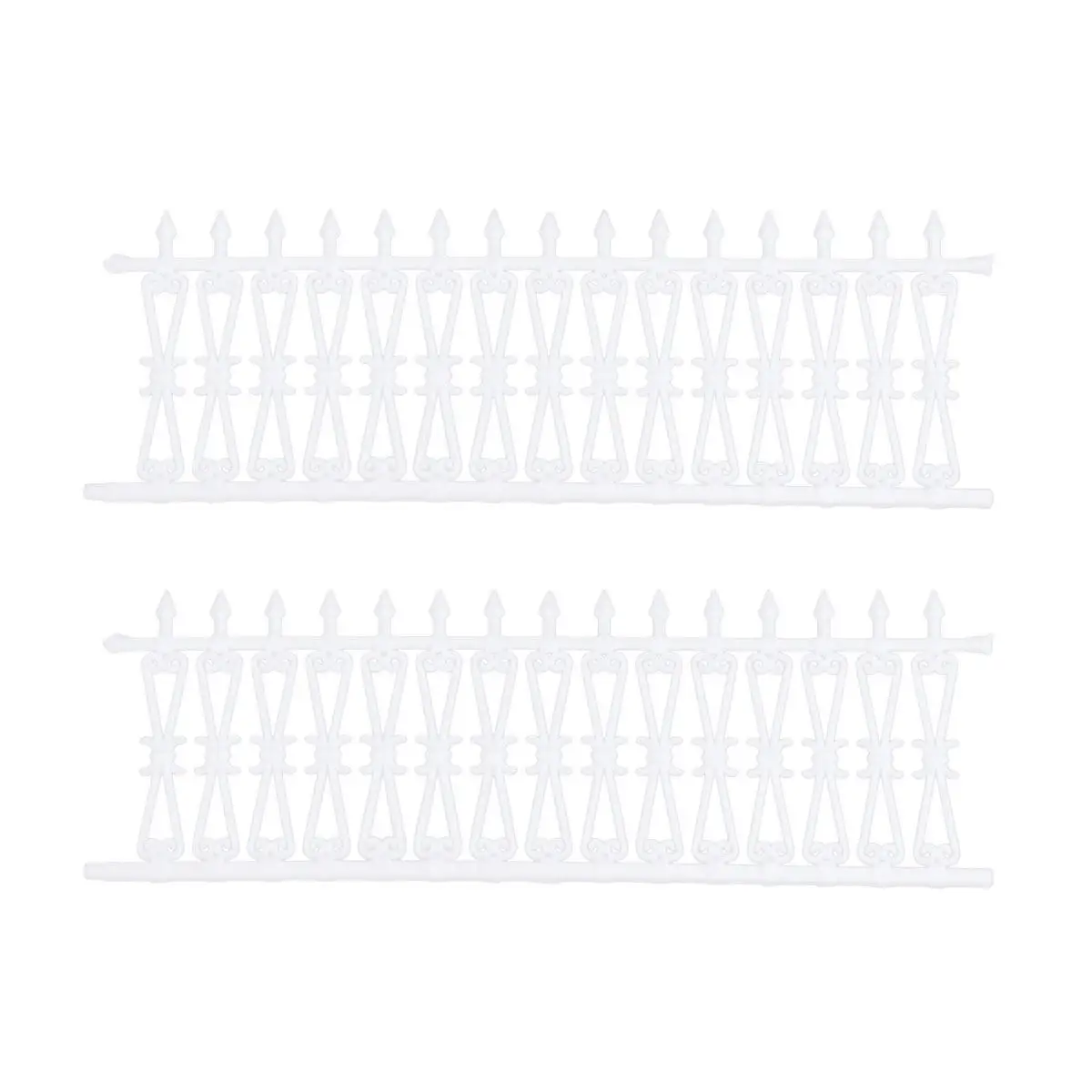 

1M Elegant DIY Fence for Garden Sand Table Courtyard Decor Micro Landscape Architecture Mini Fencing Kit Fence Model