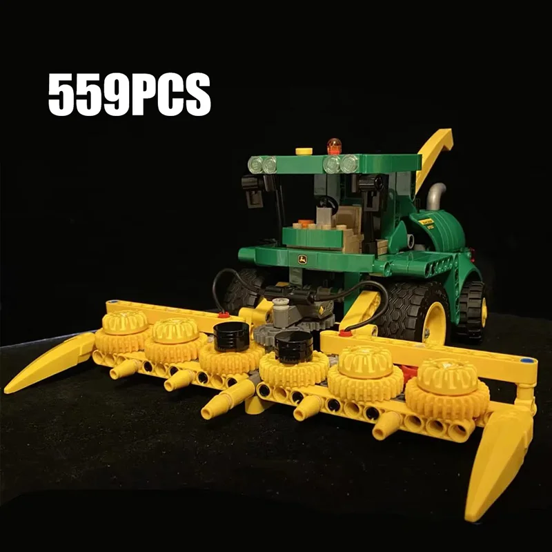 

Technical 9700 Forage Harvester and 9620R 4WD Tractor Building Blocks Landbouwmachines Vehicle Gift For Kid Adult Boy