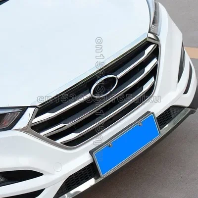 

Stainless Grille Decoration Bright Sequins Protecter Covers Accessories Fit For Hyundai Tucson TL 2016 2017 2018 Car Styling