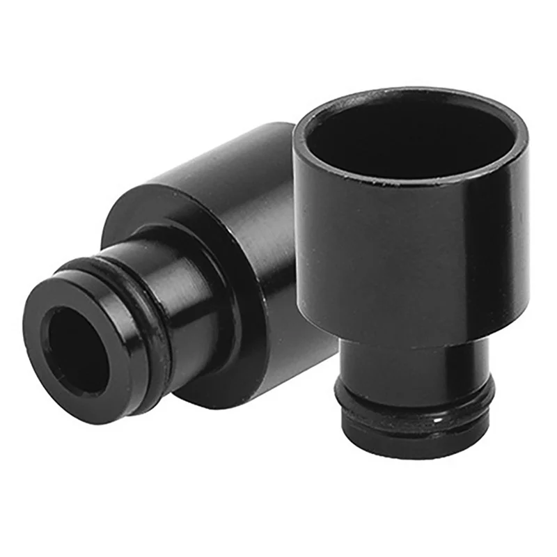 

4X Fuel Injector Adapters Hat Fuel Nozzle Spacers Extenders Car Top Cap Accessories For B16 B18 D16Z D16Y
