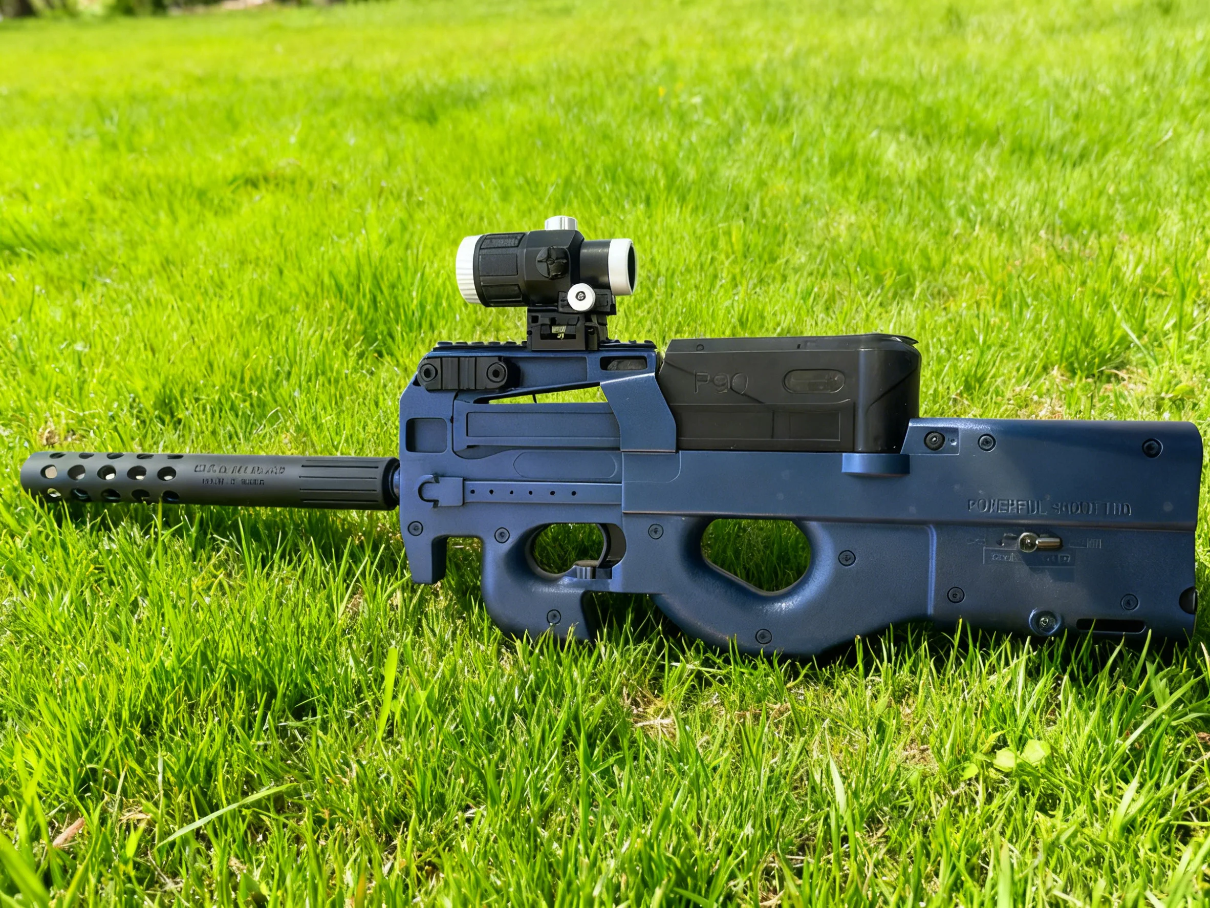 Item quente! Bloqueador de gel P90 com mudança de cor |   Mais novo blaster de bola de gel totalmente automático, alcance de 30 m, presente de aniversário ideal para adultos e adolescentes