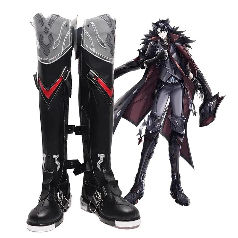 

NewWriothesley Fontaine Genshin Impact Cosplay Shoes Boots Game Anime Halloween Christmas Women Men Costume Party Accessories20