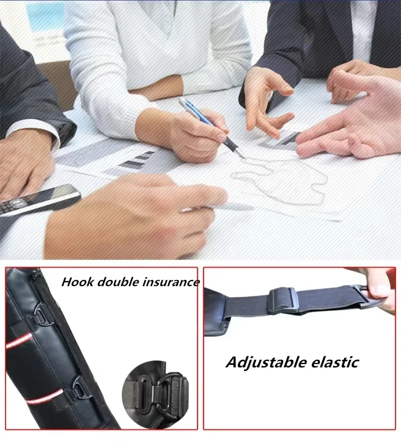 Motorcycle Warm Kneepad Legs Motorbike Riding Windproof Winter PU Leather Waterproof Scooter Protective Protective Knee Pads image 4