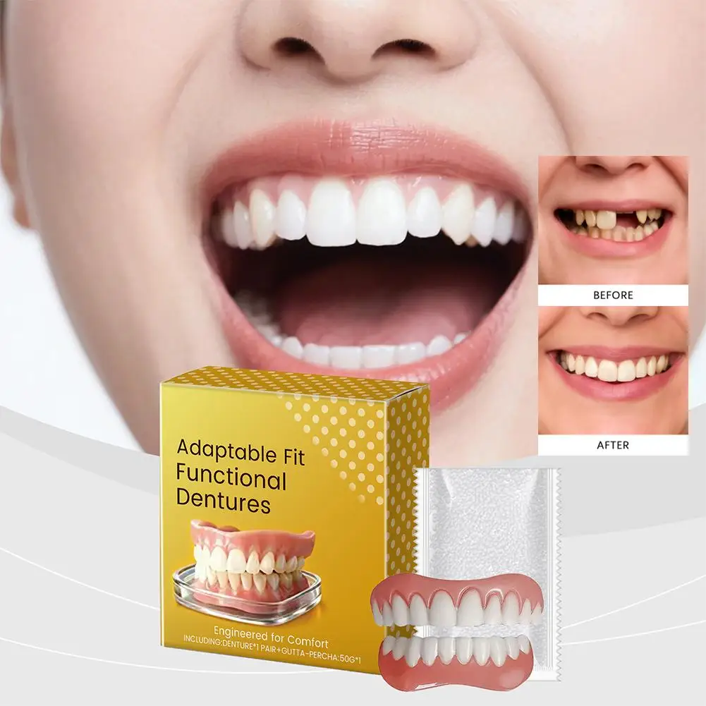 

Косметический набор для протезов, удобный материал, клейкий наполнитель для протезов, улучшение улыбки, эстетика, покрытие, зазоры на зубах, набор для ухода за зубами