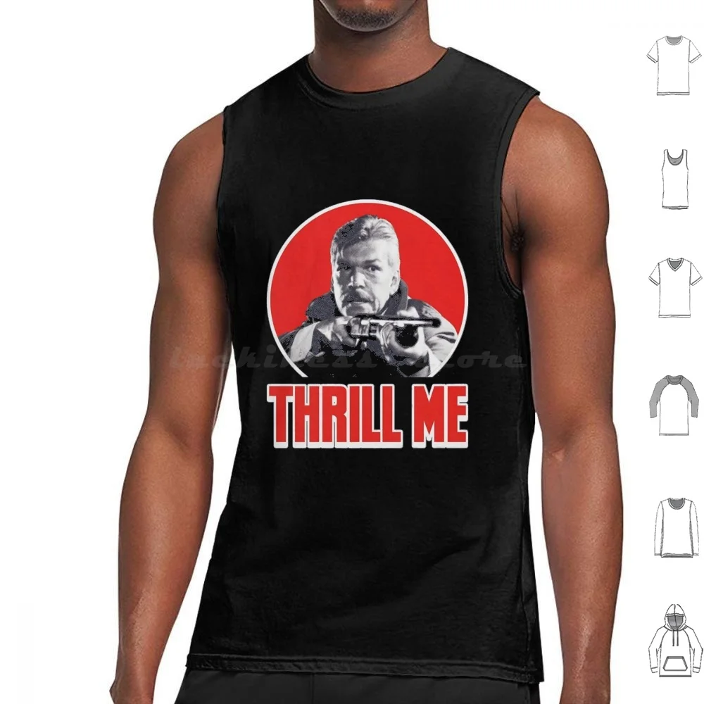 Camisetas sin mangas Night Of The Creeps-Thrill Me con estampado de algodón Night The Creeps, ciencia ficción americana, película de comedia de terror, zombis