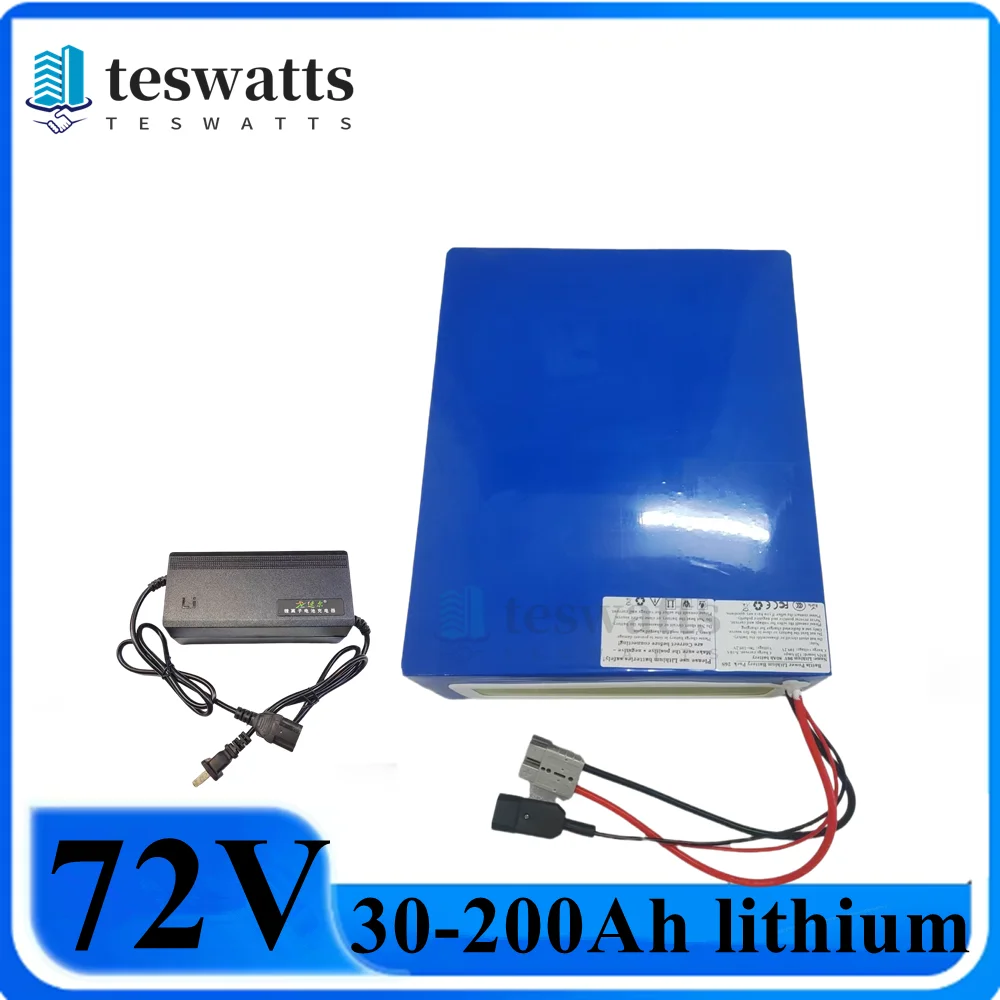 

72V 30Ah 40AH 60Ah lithium ion battery pack 50A 100A 150A 200A BMS 3000w 5000w 8000w 12000w go cart Two-wheeled folding car