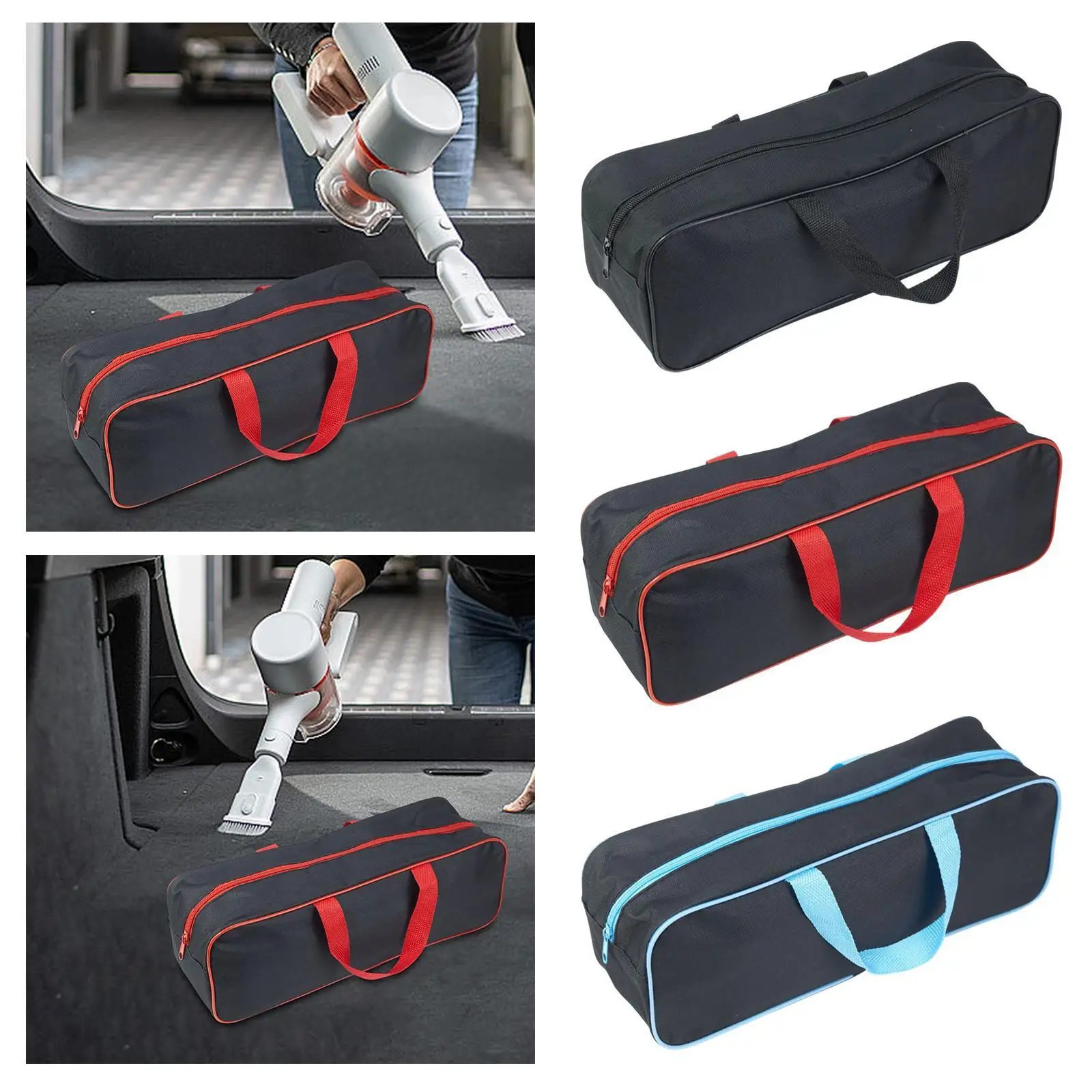 Vacuum Cleaner Tool Bag Zipper Design Large Capacity for Car Vacuum Portable