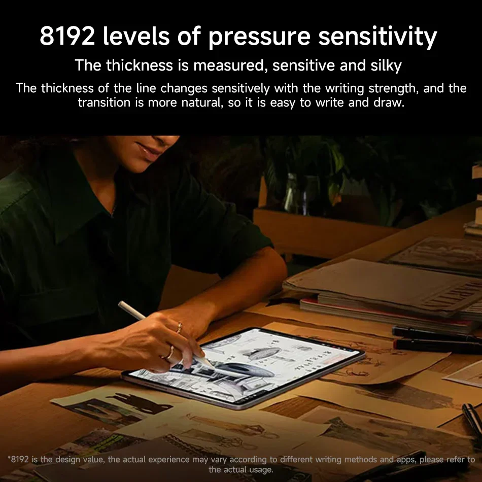 기존 Xiaomi Focus 스타일러스 펜 탭 8192 레벨 감지 자기 그리기 쓰기 연필 -CN