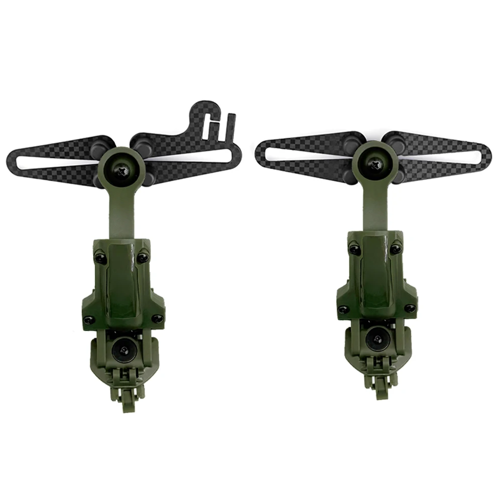 For  II III Headphone Rail Brackets, Multi-angle Rotation Suitable For Ops Core ARC And Team Wendym-LOK Tracks