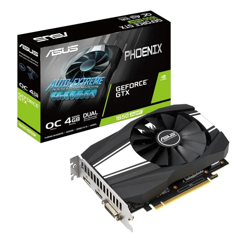 

Suitable for ASUS PH GTX1650S O4G small chassis, game e-sports, office design, professional graphics card