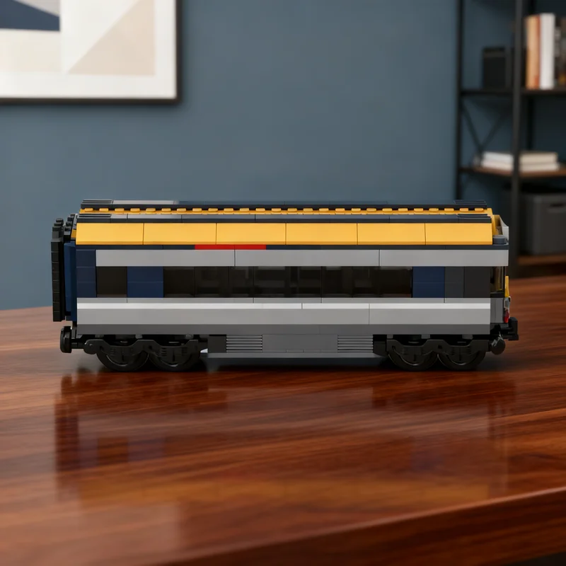 219 pièces MOC Alt Build Cab Coach Conversion One The City Trains Model Toy Building Blocks Architecture Christmas Gifts Brick Idea