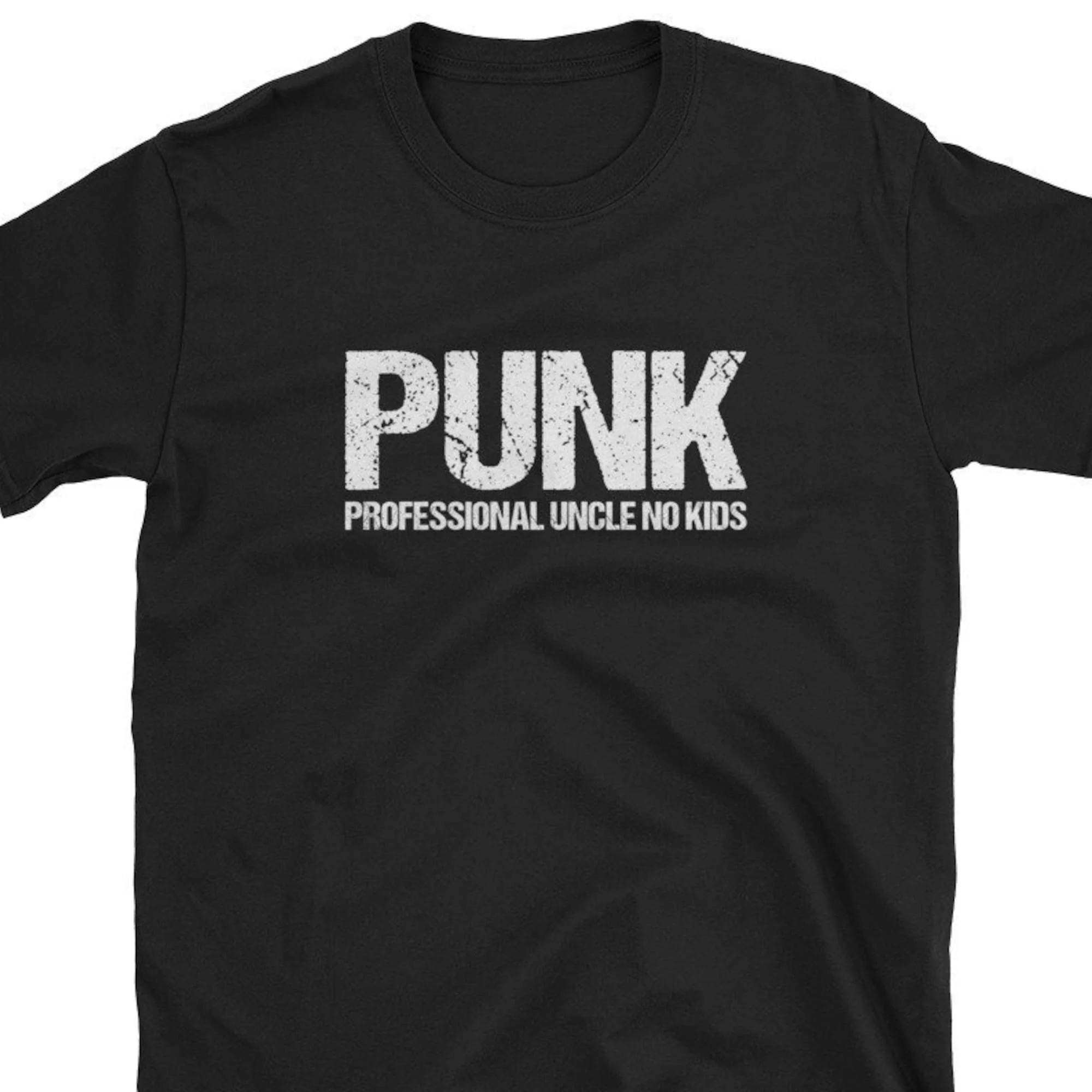Футболка в стиле панк с надписью «No Kids»