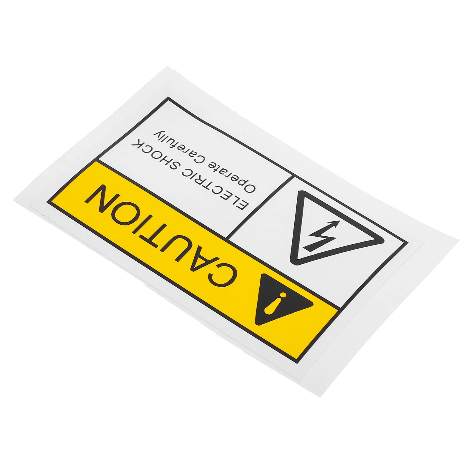 High Efficiency Waterproof Pvc Safety Warning Electrical Labels Adhesive Security Signs For Home Office Factory Use