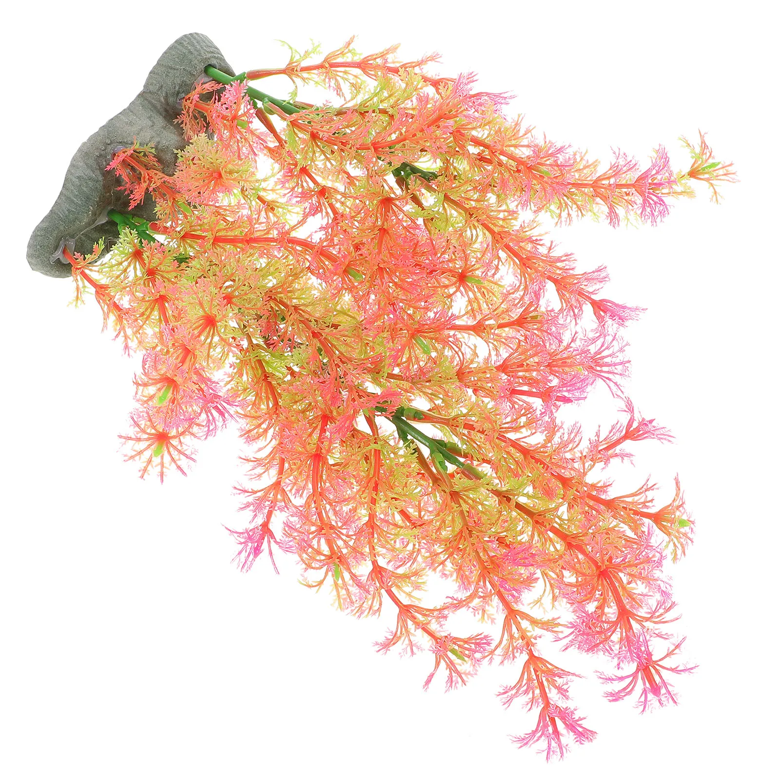 

Decorative Tank Plant Wear resistant Artificial Grass for Fish Tank Aquarium L scape DIY Home Faux Plant Underwater Scenery Pet