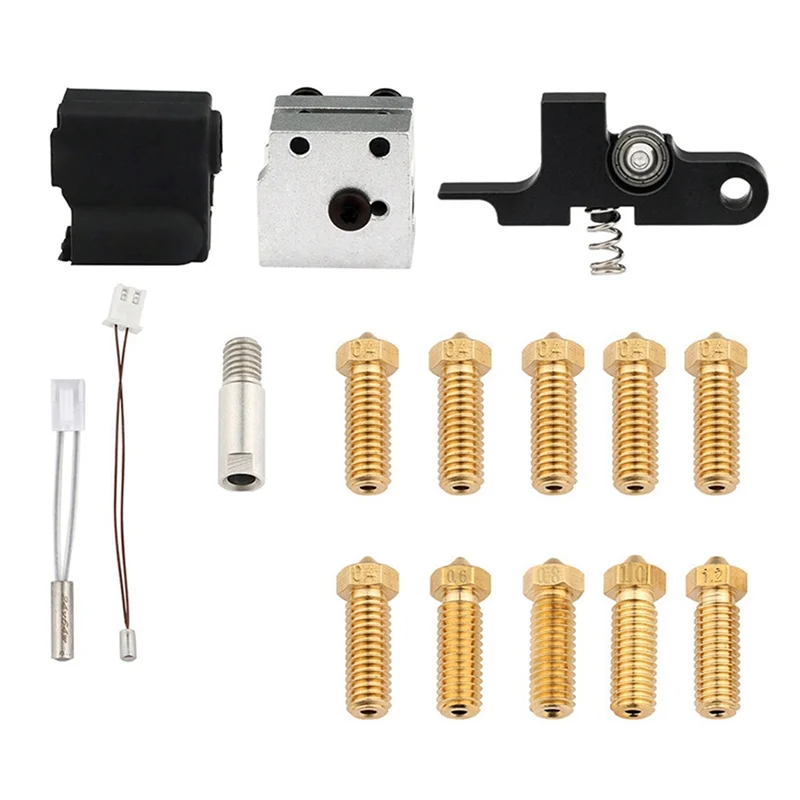 Kit hotend stampante 3D per Sidewinder X1 Genius con calzino in silicone, tubo di riscaldamento ed estrusore per gola B