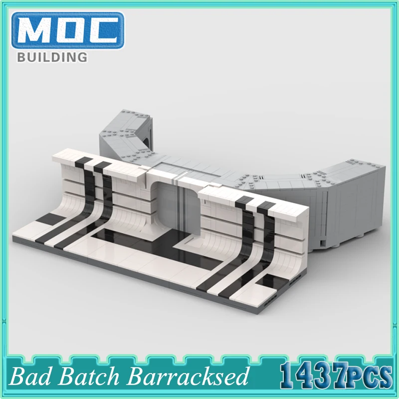 Movie Scene Space Bad Batch Barracksed MOC Building Blocks DIY Assembled Technology Bricks Creative Toys Display Xmas Gifts