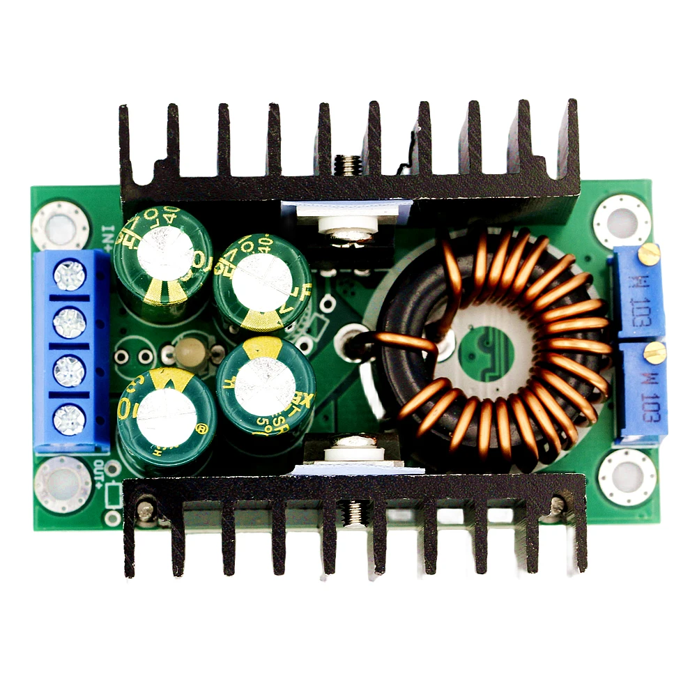 Imagem -05 - Dc-dc Step Down Buck Converter Módulo de Alimentação Led Driver 9a Max 300w Xl4016 540v a 1.235v Apto para Arduino Ajustável