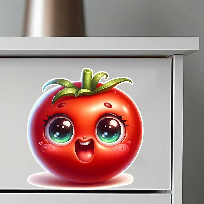 Funny Vegetable Stickers Waterproof Stickers Living Room Decoration Stickers Refrigerator Stickers Decoration Stickers CM82