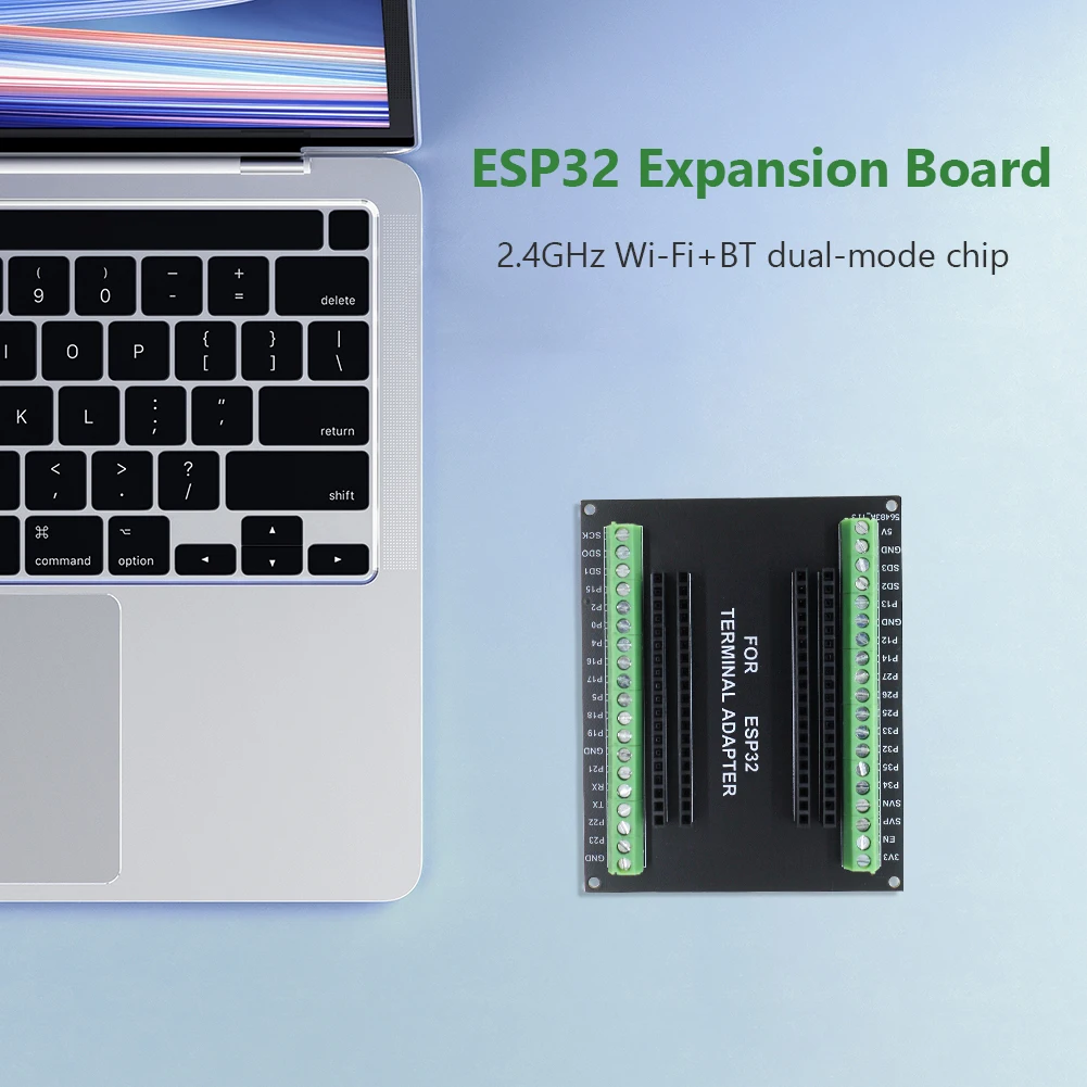 ESP32 Expansion Board MICRO USB Interface NodeMCU-32S Lua 38Pin Low Power Consumption GPIO Expansion Board Bluetooth-compatible