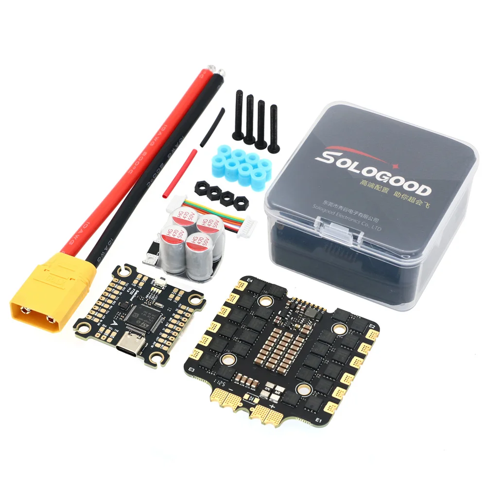 

SoloGood F722 F7 6S Flight Controller FC 80A 4in1 BLS ESC Stack 3-8S for 7inch 10inch 13inch 15inch Frame RC Freestyle FPV Drone
