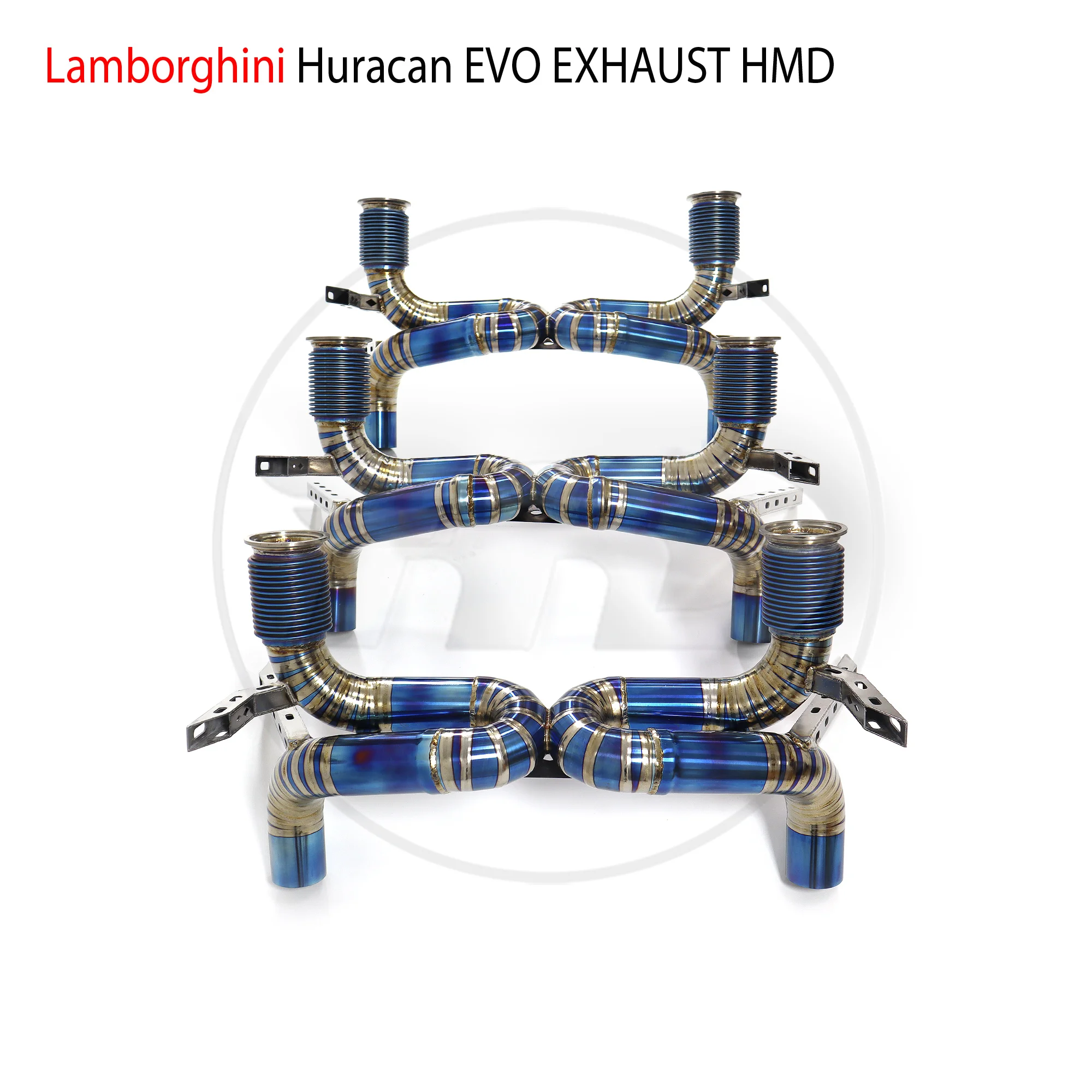 HMD Titanium Alloy Exhaust System Performance Catback For Lamborghini Huracan EVO 2019+ Without Valve