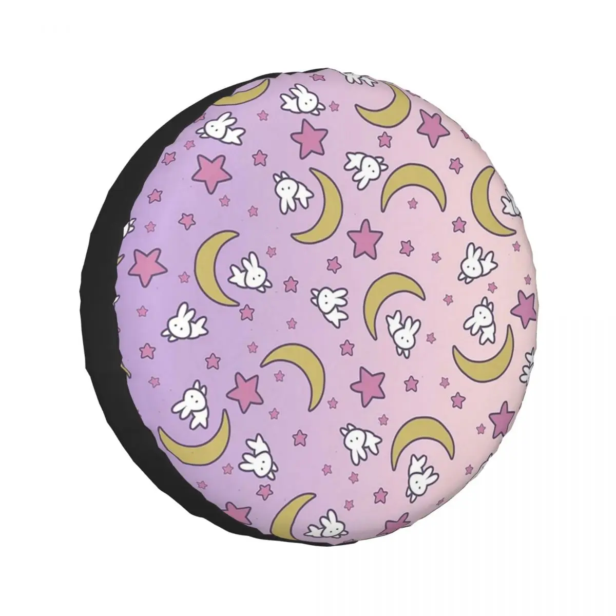 

Sailor Moon - Usagi's Print Moon Bunny Blanket Spare Tire Cover for Car Mitsubishi 4x4 Wheel Protector Covers 14" 15" 16" 17"