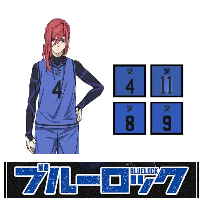

Blue Lock Anime Nagi Chigiri Isagi Yoichi Rensuke Kunigami Bachira Megur Cosplay Costume Jumpsuit Football Club Sportswear Wig