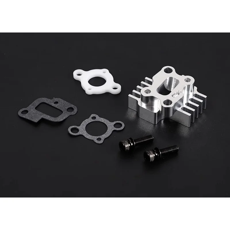 Aluminum Intake Manifold Carburetor Mount for 23cc 27cc 29cc 30.5cc Rovan Zenoah Motor