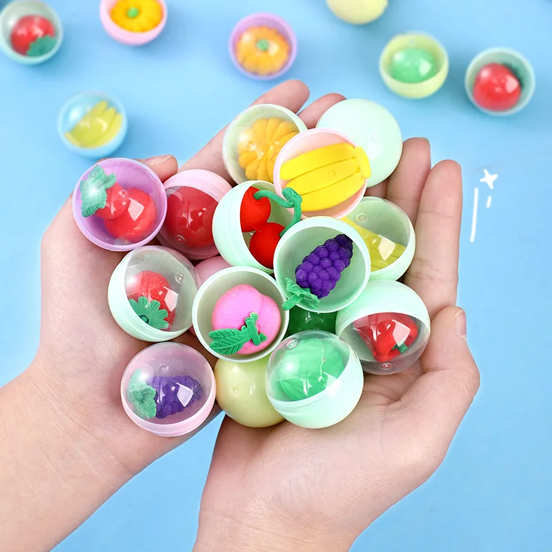 5 Stuks Grappige Cartoon Fruit Gum Twister Speelgoed 32Mm Transparante Gum Twister Speelgoed Twister Kinderen Cadeau 3d Gum Speelgoed