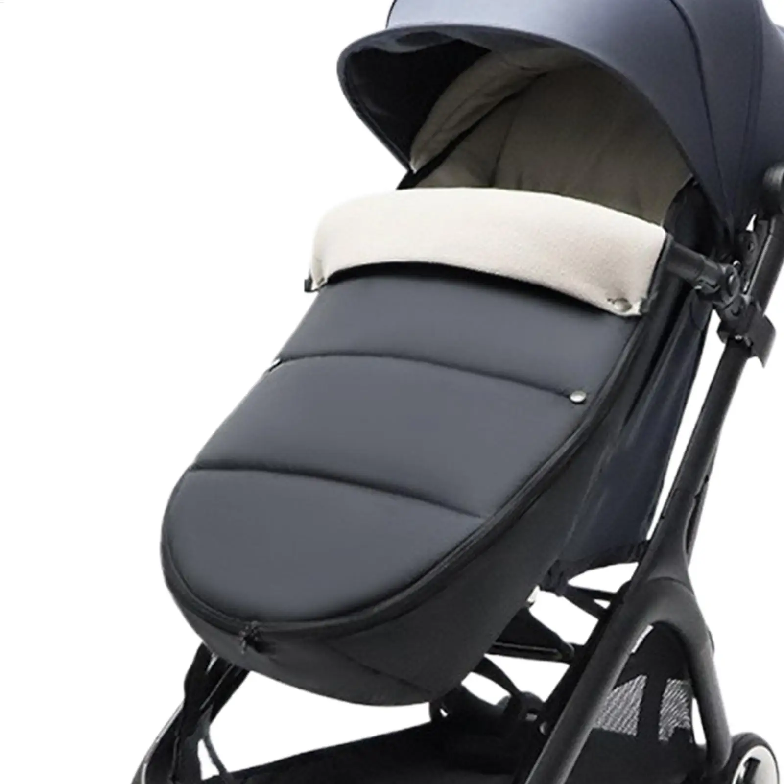 Footmuff For Stroller Waterproof Windproof Adjustable Soft Winter Footmuff Cold Weather Stroller Bunting Bag For Outdoor