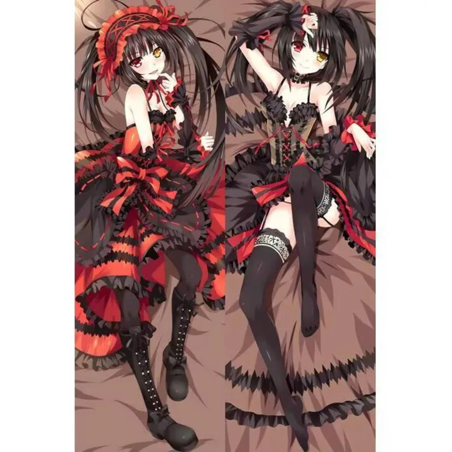Funda de almohada ACG 60*180Cm personalizar Dakimakura tela de piel de melocotón Anime dibujos animados funda de almohada Otaku 60*180Cm