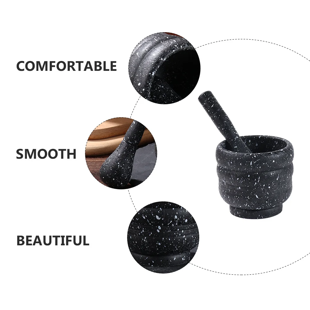 1 set Manual Garlic Set Plastic Masher For Pills Spices Kitchen Tool Crushing Device Garlic Grinding Bowl