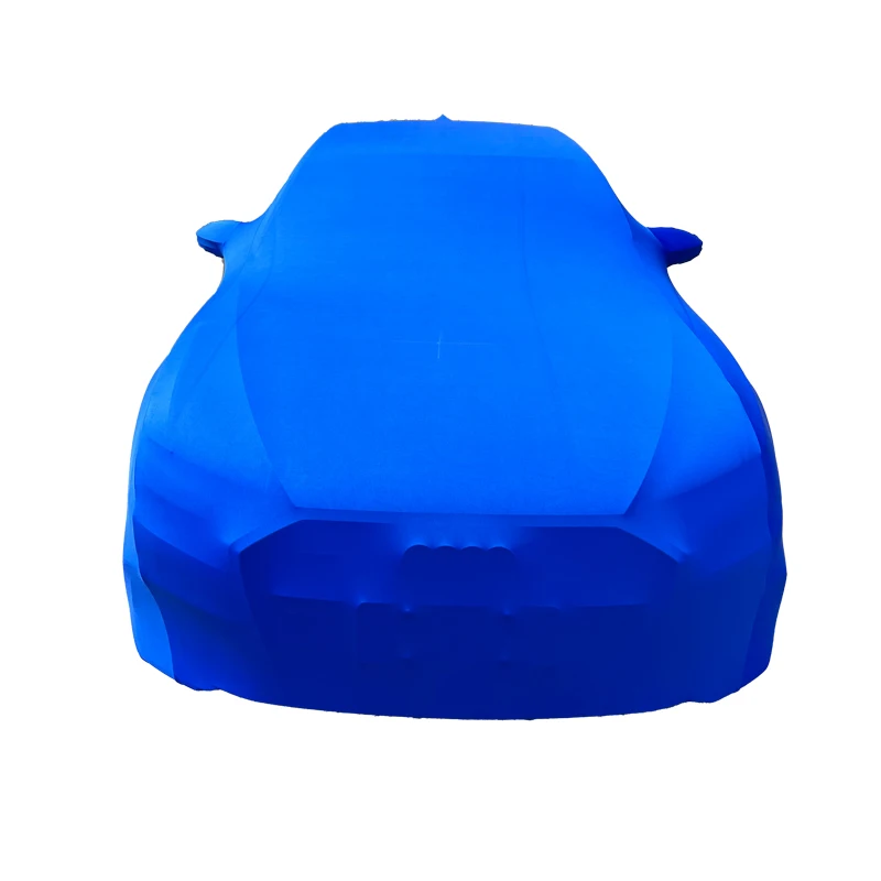 

China Factory Direct Sale Super Soft Fit Full Body Indoor Car Parking Stretch Elastic Car Dust Proof Cover