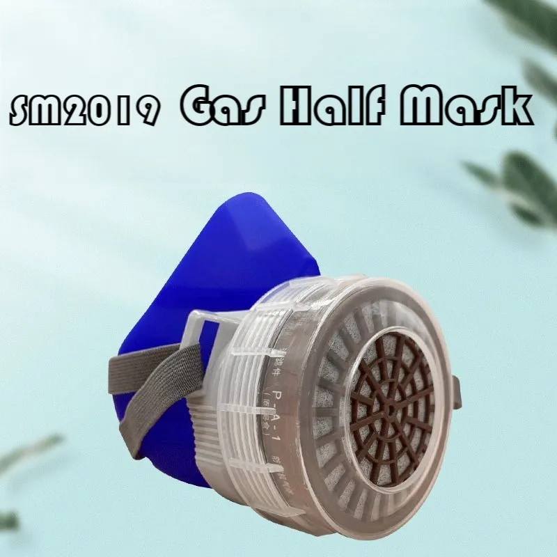 SM2019 Gas Half Mask Anti-Formaldehyde Anti-Organic Gas Anti-Chemical Spray Paint