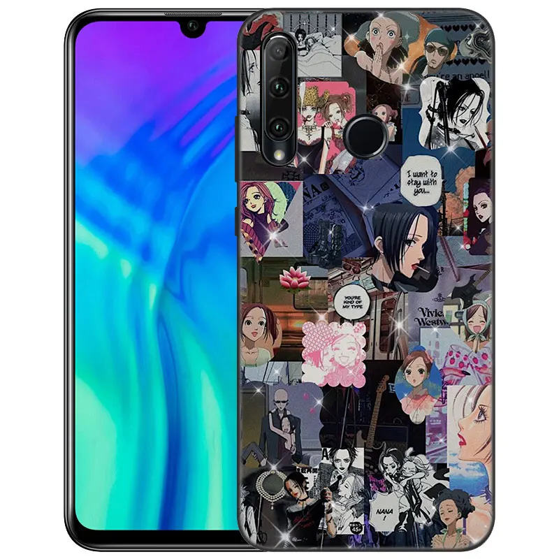 NaNa Osaki Anime Phone Case For Huawei Honor 7A 8A 9X 20 Pro 8 10X Lite 9A 8C 9C 20E 7S 8S 20S 8X 10i 20i 30i Soft Black Cover