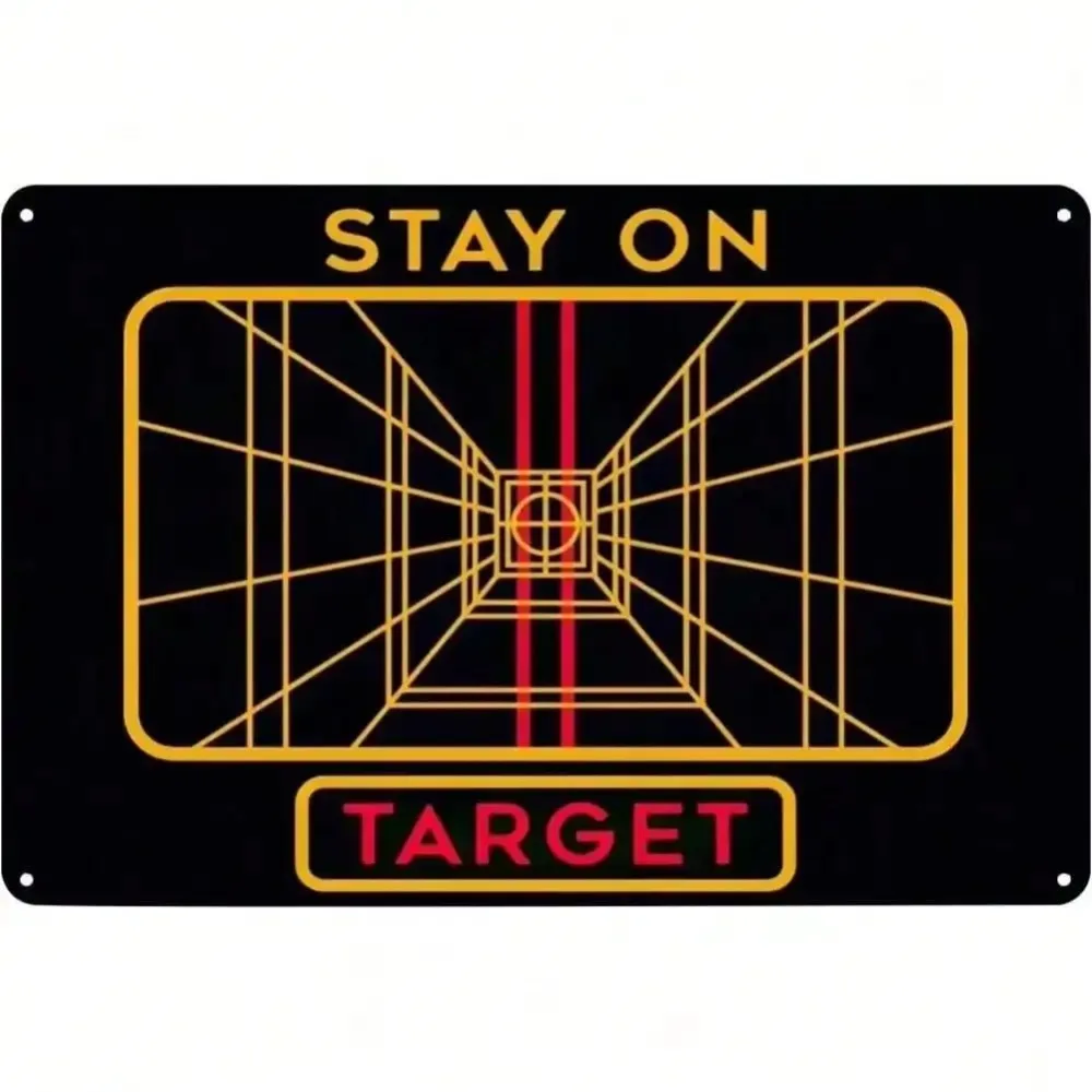 لافتة فنية جدارية من الألومنيوم من TargetTrack - ديكور الهدف، لهجة جراج متينة وفريدة من نوعها في حانة المقهى وغرفة النوم