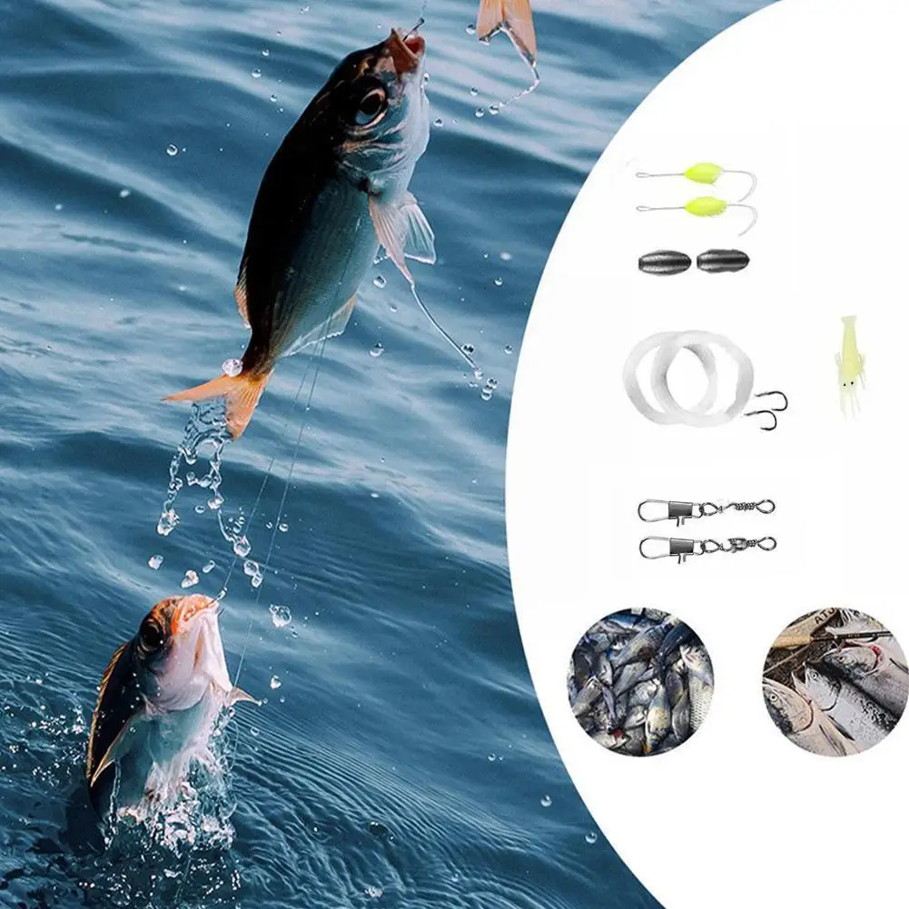 1set Fishing Accessories Set Outdoor Survival Tool Package Tackle Accessories Fishing Survival Kit Fishing Kit Gadget Wild G9I6