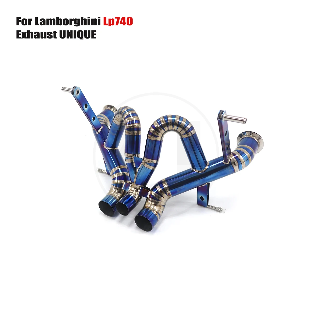 UNIQUE Designs Lamborghini Lp740 V12 6.5L TC4 titanium sports Valved  Exhaust System