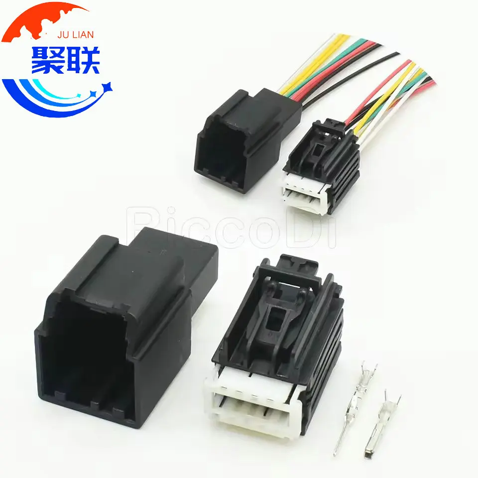 1Set 10Pin 7283-9040-30 Male 0.6 Series Car Electric Wiring Female Unsealed Plug Miniature Auto AC Assembly Socket