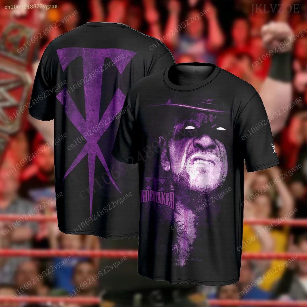 

The Undertaker T Shirt Wrestling Tshirt Vintage Boxing Gym Training Tee Tops Causal Fashion Streetwear Clothing