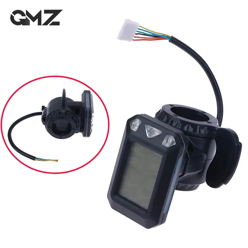 36V Adjustable Electric Scooter Instrument Display Screen Switch Accelerator For 5.5/6.5 Inches Scooter Parts