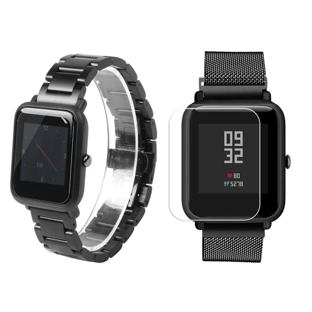5Pcs Watch Screen Protector Ultra Clear Hd Tempered Glass Protector Extreme Hardness Scratch Resistant Bubble Free