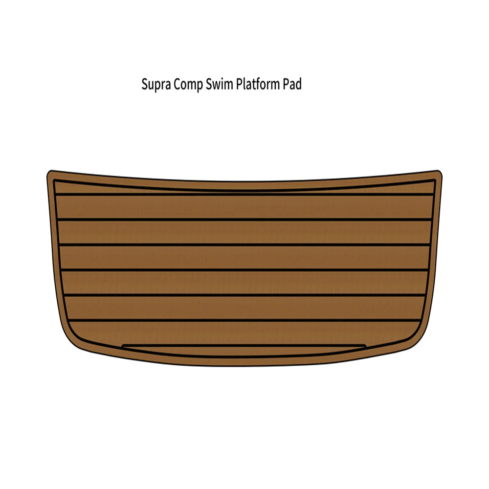 

Supra Comp Swim Platform Step Pad Boat EVA Foam Faux Teak Deck Floor Mat Backing Adhesive SeaDek Gatorstep Style Floor