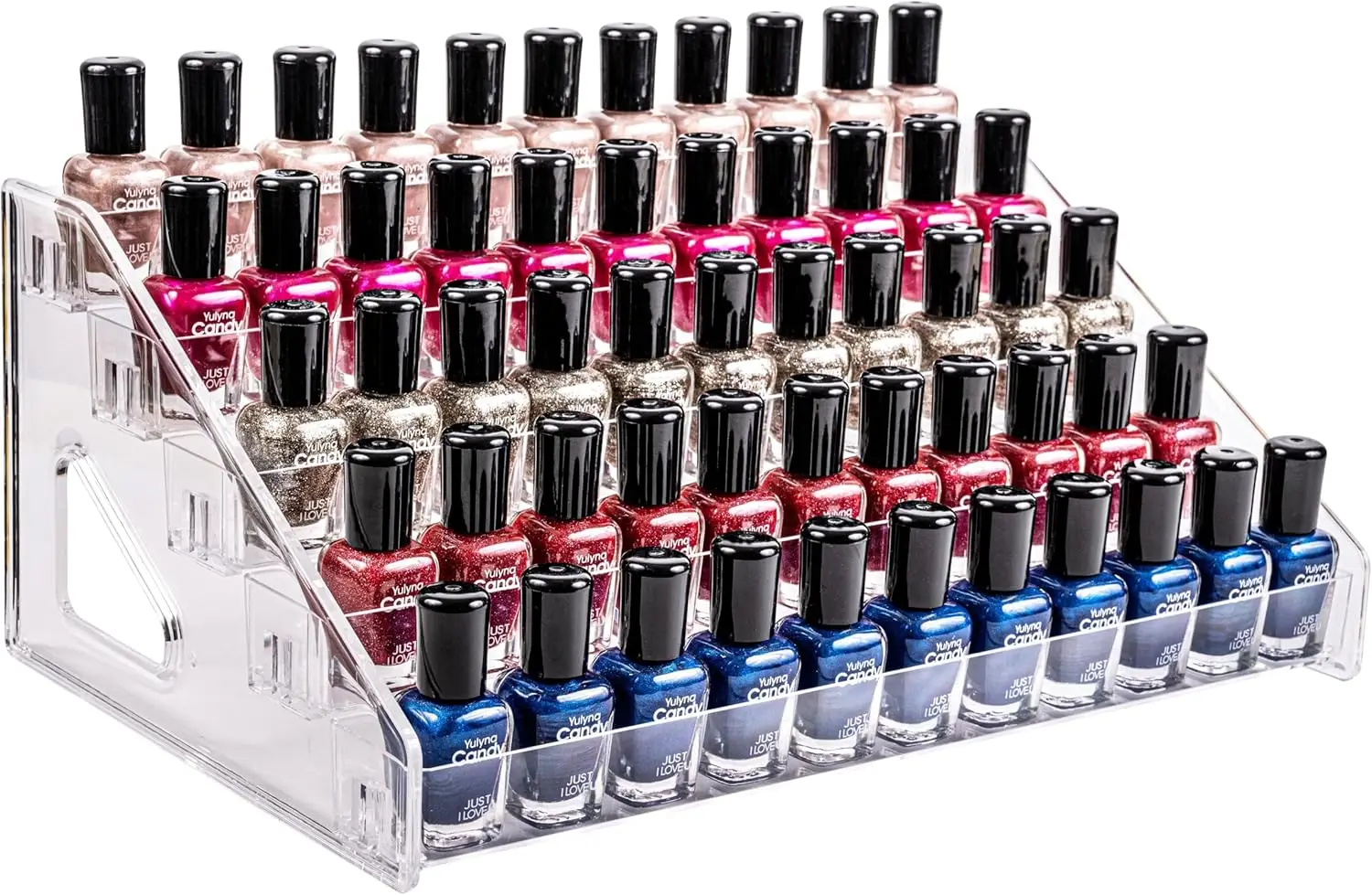 

3/5/7 Layers Acrylic Nail Polish Display Organizer Gel Shelf Quick Install Cosmetic Rack Jewelry Stand Manicure Storage
