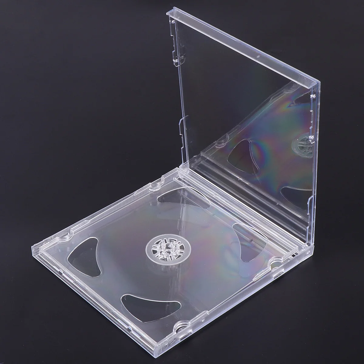 

10pcs Cd Storage Boxes Transparent Dvd Cases Portable Media Storage For Wedding Children Diary Mixtape Gifts Family Friends Cd