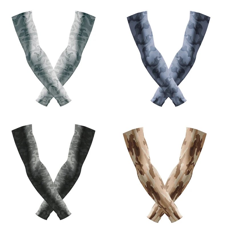 

1 Pair Cooling Arm Sleeves for Men and Women Breathable Quick-Drying UV Protection Outdoor Cycling Fishing Sport Arm Sleeves