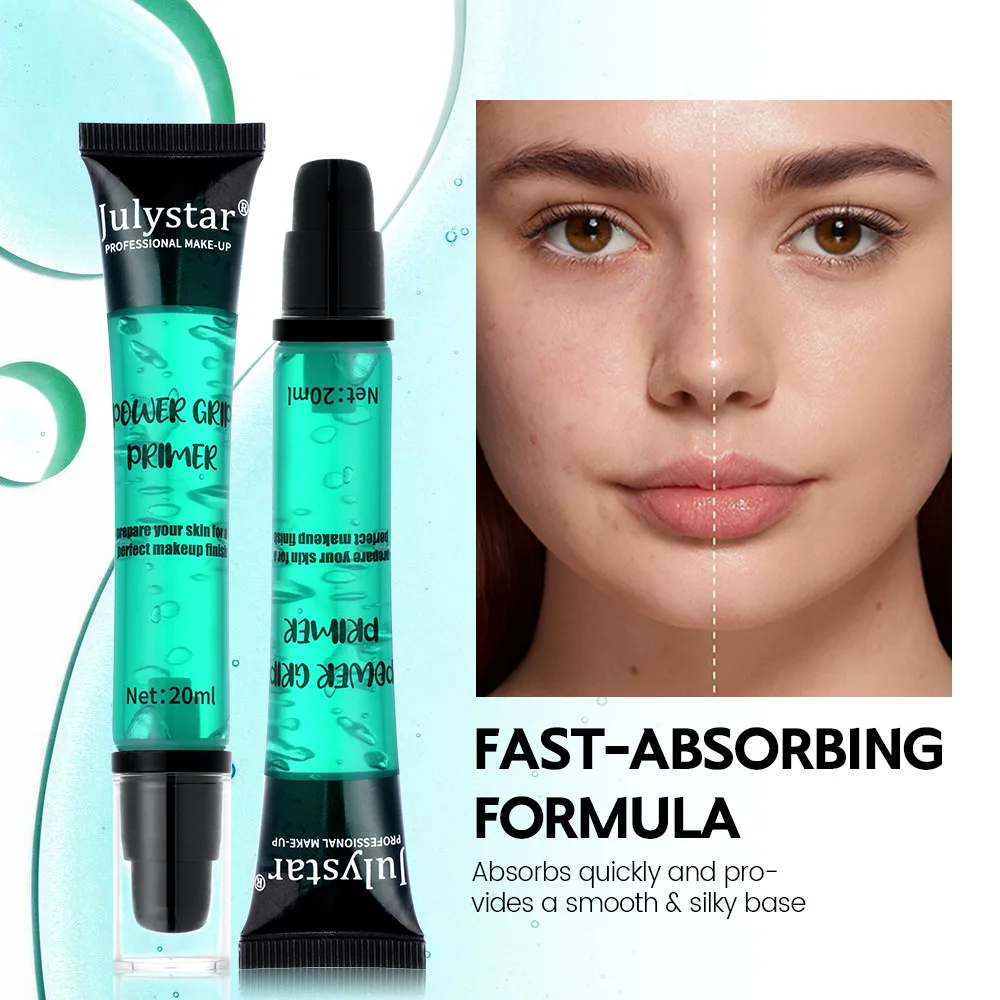 برايمر جل للمكياج - برايمر خفيف الوزن ومرطب للوجه يدوم طويلاً، يُنعم ملمس البشرة ويُخفي المسام بشكل غير مرئي